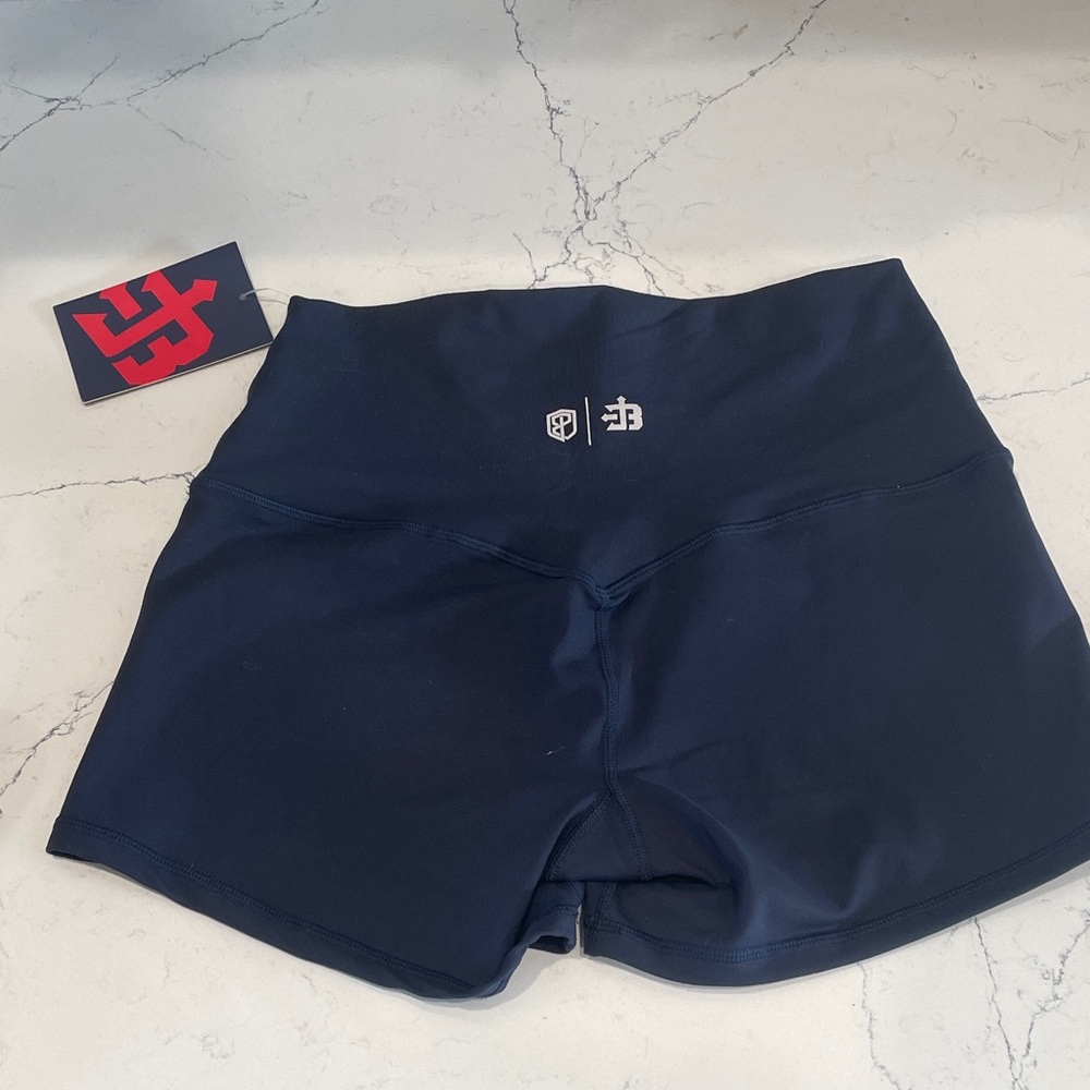 Dark Blue Women's Athletic Shorts